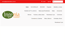 Tablet Screenshot of ingeniamuebles.com.mx